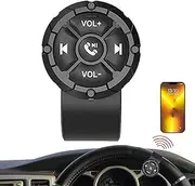 Steering Wheel Control Button for Phone,Multifunctional Wireless Control for Phone - Button Wireless Remote Control for Phone, Waterproof Phone Controller for Car, Motorbike Steering Wheel [video game] [video game] [video game]