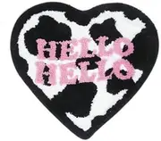 Abosrbent Soft Bedroom Rug Tufting Rug for Bedroom Heart Shape Carpet for Bedroom Bedside Camping