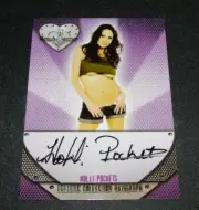 2016 Benchwarmer HOLLI POCKETS Eclectic #93 Gold Foil Autograph PLAYBOY - Sexy