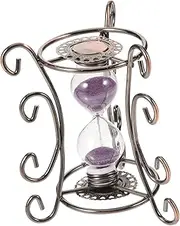 BESPORTBLE Iron Retro Retro Decor Vintage Ornaments Home Decor Desktop Ornament Desktop Sand Clock Sand Clock Adornment Home Decorations for Living Room Glass