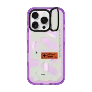 iPhone 16 Pro Impact Ring Stand Case MagSafe Compatible HOLOgram (White)