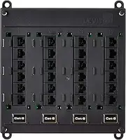 Leviton 476TM-624 EB 24PORT CAT6 Patch Panel Twist MNT