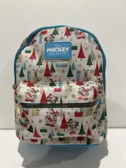 Disney’s Mickey And Friends Faux Leather Mini Backpack New With Tags