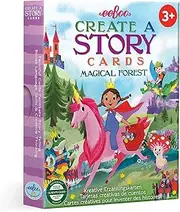 eeBoo: Magical Forest Create a Story Cards, 36 Flash Cards, Boosts Language Skills & Creative Thinking, Story Telling Activity for Kids Ages 3+