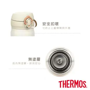 【THERMOS膳魔師】不鏽鋼漸層超輕量彈蓋真空保溫杯350ml(JNL-354)