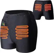 Heated Trousers, Unisex Battery Heated Boxer Briefs Warm Pants Shorts Electric Thermal Underwear Bottom For Men Women