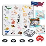 Extra Thick 71" x 79" Soft Baby Play Mat - Ideal for Crawling & Learning
