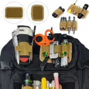 Tactical Backpack Vest Chest Rig EDC Insert Bag Panel Pen Flashlight Holder Bag