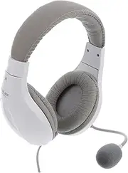 LABRIMP Wired Gaming Headset with Mic Lightweight Over Ear Headphones Comfortable Protein Earmuffs Noise Reduction Microphone for PC Mobile Laptop Use