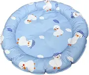 Cooling Pad for Dog | Round Cool Pad | Breathable Waterproof& Outdoor Bed for Small Dogs and Cats in Hot Days, Washable