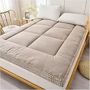 Double Foldable Futon Mattress Japanese Tatami Mattress Japanese Tatami Japanese Tatami Mattresses Futon Japanese Floor Mattress Floor Mattresses(I,0.9mx2m)