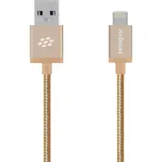 MBEAT ICA-GLD 1.2M Lightning Cable Gold Mfi Toughlink