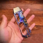 EDC Titanium Alloy Meteorite Pattern Pry Bar Crowbar Multi-function Tools Card