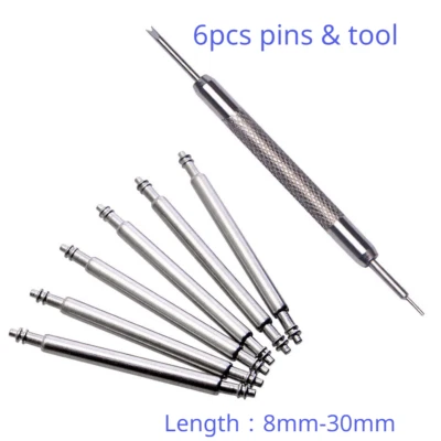 Watch Band Release Pins 8mm-30mm Spring Bar Removal Screwdriver Tool Repair Kit