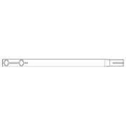 360411R1 New Tie Rod Tube Fits Case-IH Tractor Models A 100 130 140 Fits Cub +