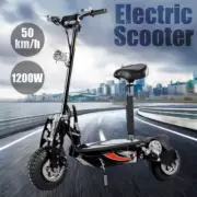 1000/2000W 50KM/H Adult Electric Scooter Motor e Scooter Foldable Bike With Seat
