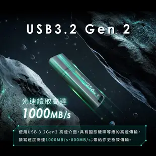 TCELL冠元-USB3.2 Gen2 256GB/512GB/1TB 4K PRO 鋅合金固態隨身碟【官方出貨】