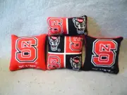 Handmade Catnip College Hacky Sacks - North Carolina Wolf Pack