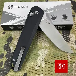 【瑞棋精品名刀】TIGEND 4903B 黑色G10柄折刀