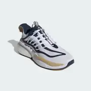 adidas Alphaboost V1 Cloud White Collegiate Navy Sand Men Unisex Running IE1033