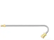 SagaSave Washer Gutter Cleaner Attachment Accessory, 17/35 cm High Pressure Washer Gutter Rod for 1/4 Inch Quick Connect,3 types Degrees Curved Rod