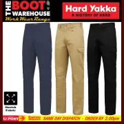 Hard Yakka Y02597 Work Pants - Basic Stretch Drill Cargo - Heavy Duty NEW STYLE!