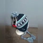 Seattle Kraken Pom-Pom Beanie With Tassels