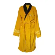 Star Trek Captain Kirk Bathrobe for Adults | One Size Fits Most
