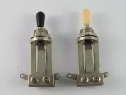 3-Way LONG TOGGLE SWITCH with Black or Cream Tip for Les Paul electric guitars