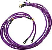 CRILSTYLEO 5pcs Audio Interconnect Cables Durable Stereo Audio Cables for Speaker Replacement Sturdy Design for Stable Signal Transmission for Home Entertainment Setup