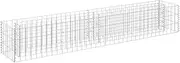 Gabion Raised Bed 180x30x30 cm - Galvanised Steel Garden Planter for Outdoor & Landscaping, Durable & Rust-Resistant - Ideal for Vegetables, Flowers, and s