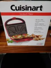 Cuisinart Sandwich Maker - Model CSM-4RDSA