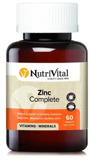 Nutrivital Zinc Complete | 60 tablets