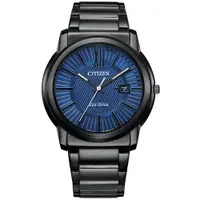 在飛比找ETMall東森購物網優惠-CITIZEN星辰 光動能 簡約時尚男性腕錶 AW1217-
