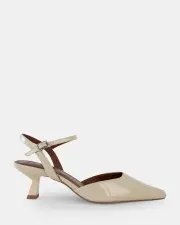Shelly Shen Minna/Ivory Patent Heels 05