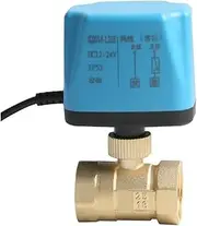 1/2" 3/4" 1" 1-1/4" 1-1/2" 2" Brass Electric Ball Valve 2-Wire 2-Way Normally Closed Normally Open 220V Switch Valve Water(1-1/4",12VDC_Normally Open)