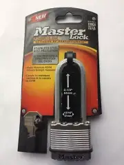 M1XKADLJ Master Lock 1-3/4in Wide 21/2 Magnum Stainless Steel Padlock NIB