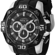 Invicta Men's Pro Diver Chronograph Black Dial Quartz Watch 44704