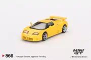 MINI GT Bugatti EB110 Super Sport Giallo Bugatti #866 1/64