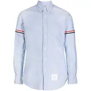 [Thom Browne] Thom Browne RWB Stripe Cotton Shirt I NUMERIC BLUE