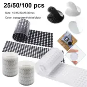 Self Adhesive HOOK AND LOOP Dots Stick on Picture Hanging Grip Organise work
