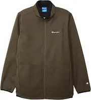 [Champion] C3-AS003 Men's Long Sleeve Stretch, Thermal, Water Repellent, Windproof, Script Logo, Zip Jacket, Basic Sports