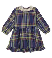 [Bonpoint] Bonpoint Thays tartan cotton dress Y 14 multicoloured