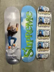 Supreme Balloons Skateboard Deck Set of 3 Black Silver Lot FW20 Supreme New York