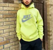 Nike Sportswear Hoodie/Tapered Sweatsuit (Limelight Green). Brand New. Mens Sm