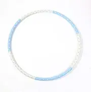 Weighted Hula Hoops for Adults, Thickened Double-Layer Foam Stainless Steel Inner Core, 6-Piece Removable Hula Hoops for Fitness/Weight Loss/Tummy Shaping