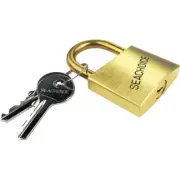 Seachoice 1-1/4 In. Solid Brass Body & Hasp Padlock 37201 Seachoice 37201