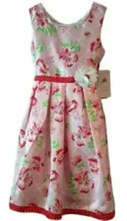 Jona Michelle Girl's Floral Special Occasion Dress Size (10)
