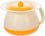 PLAFOPE Portable Adult Urinal Pail Potty Pee Bottle for Men Plastic Handheld Random Color