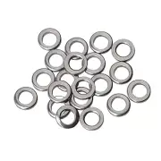 Solid Rings Fish Tackle Seamless Snap Silver Color Split Rings Fishing Tool